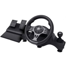 Trust Gaming GXT 289 MOVI Volante con Pedales para PC, Xbox Series X/S, Switch y PS4